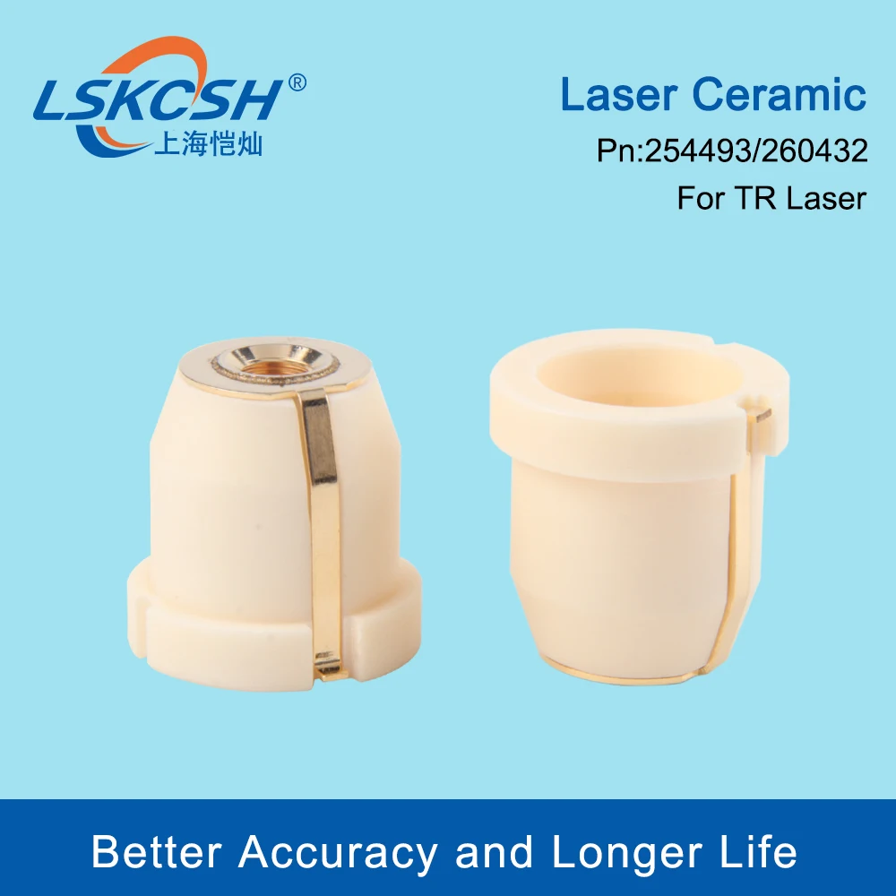 LSKCSH Laser keramik/pemegang nozel, kualitas lebih baik tipe 0260432/260432/254493 untuk Co2 Logam Laser pemotong mesin habis pakai