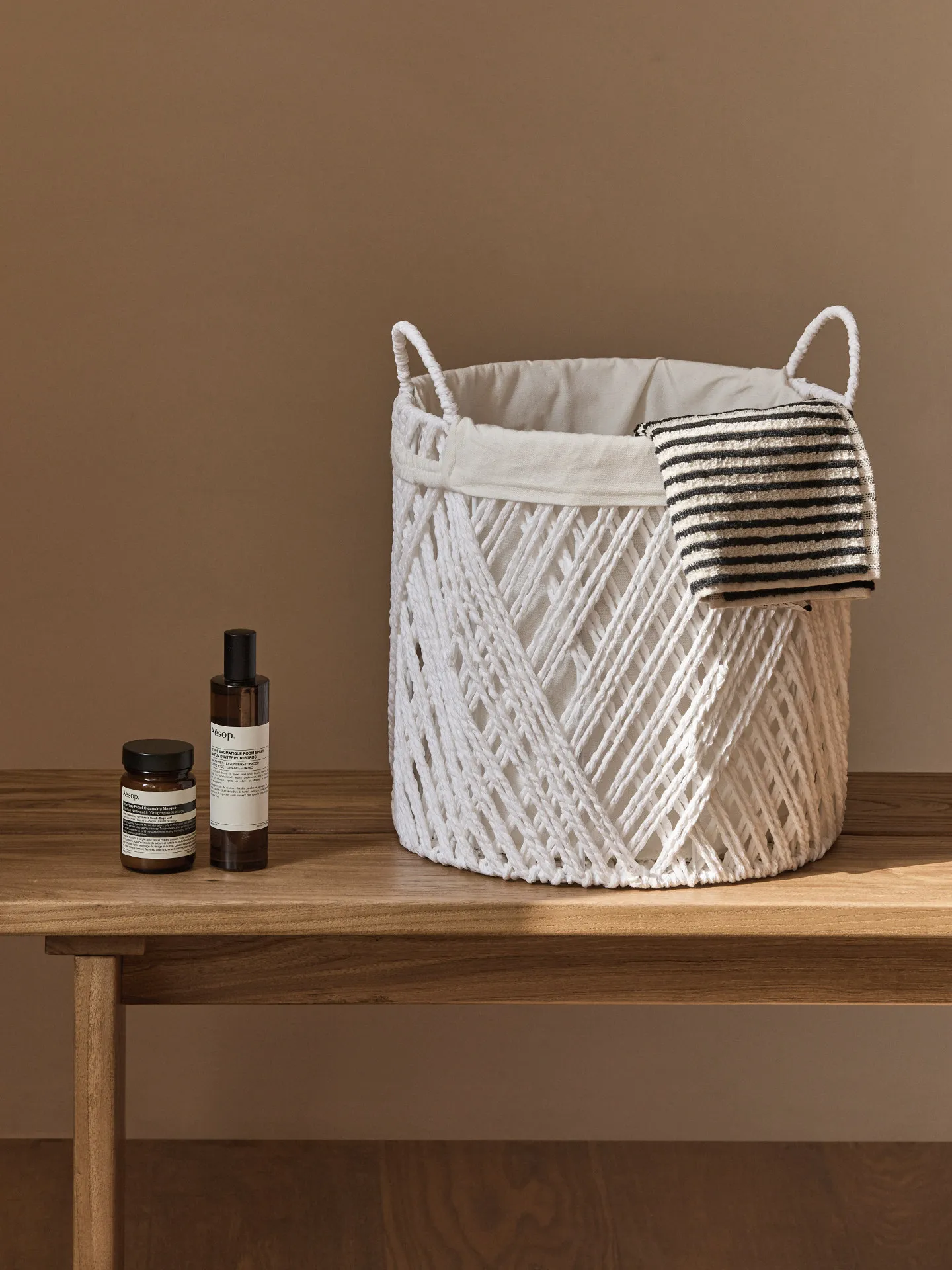 Household dirty clothes basket Dirty clothes storage basket Storage bucket Laundry basket Toy  Rattan weaving larg