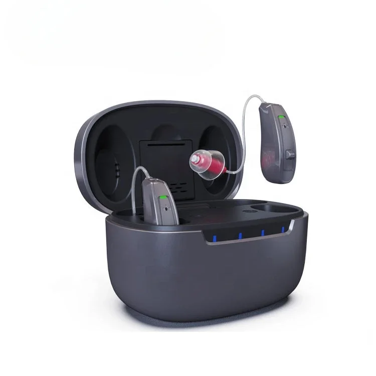 

Digital Rechargeable BTE Bluetooth Hearing Aid With Rechargeable Case