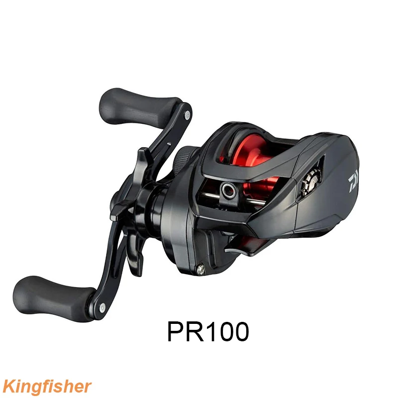 PR100 Baitcasting Reel 3+1BB Low Profile Fishing Reel Long Cast Lightweight Reel 5KG MAX Drag Force