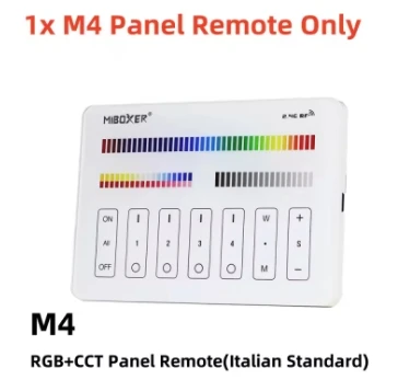 MiBoxer 2.4G Draadloos RGBCCT LED-paneel Afstandsbediening FUT100 FUT092 FUT092B B3 T3 B4 T4 B0 B8 S2W+ C5 Y3 FUT088 FUT089 FUT089B FUT089S