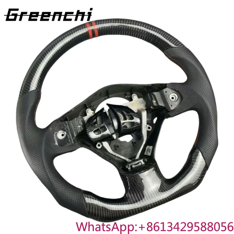 

For Subaru Forester SH LEGACY OUTBACK STI IMPREZA MOMO Sport Flat Bottom Carbon Fiber Steering Wheel Upgrade and Customization