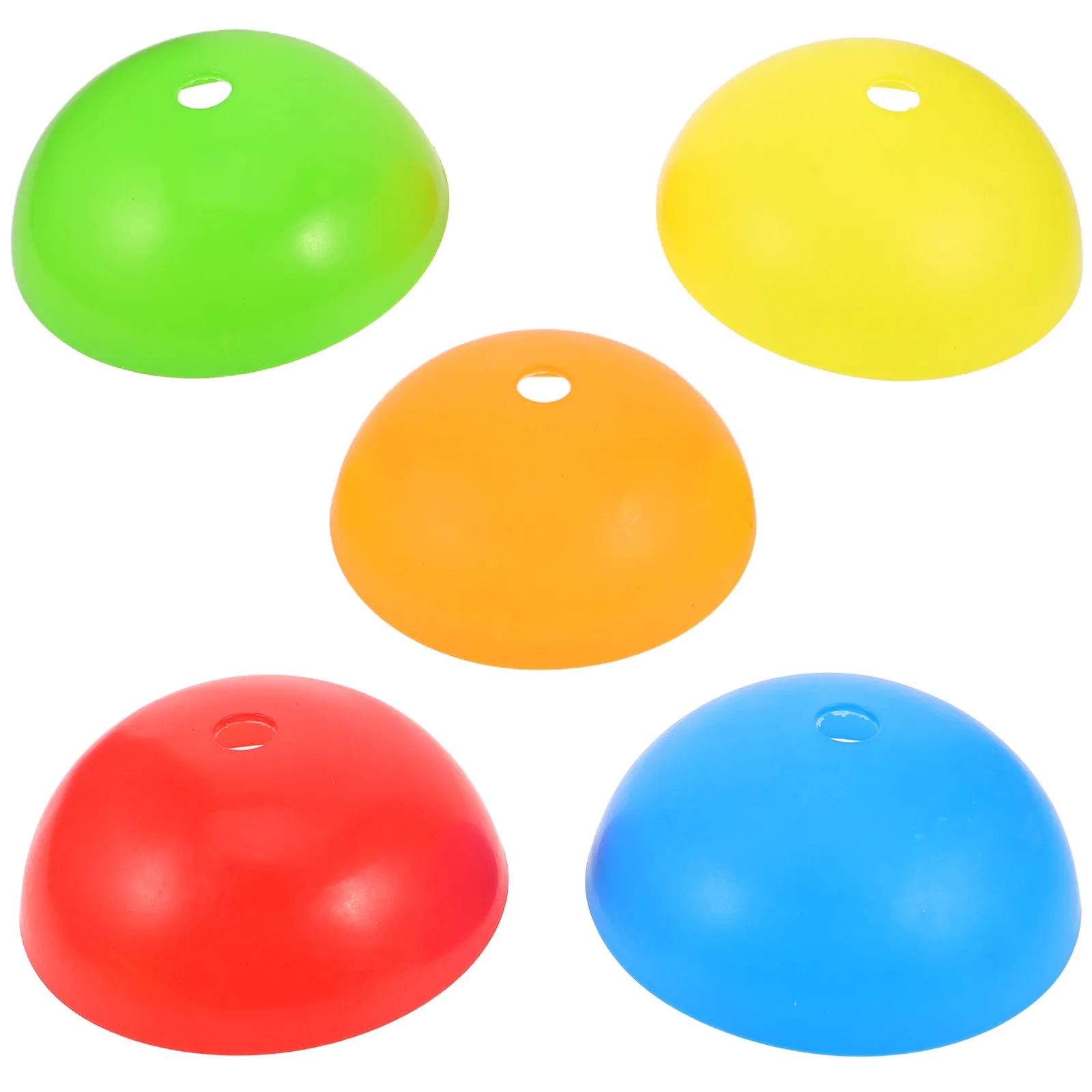 

5Pcs Soccer Marker Discs Semi-Spherical Training Cones for Football Agility Drills Outdoor Indoor Practice Soccer Training
