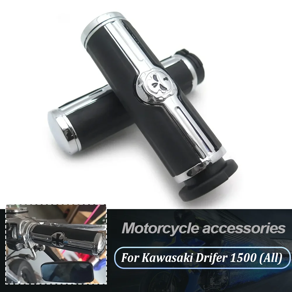 Accessori Moto: Manopole Meccaniche a Teschio da 1 pollice per Harley Davidson 1996 e Successivi, VRSC, XL, XR, Dyna, Softail, YAMAHA, Kawasaki