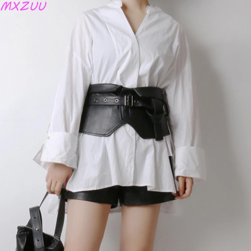 

Belts For Women Genuine Leather Girdle Casual All-match Gürtel Damen Sheepskin Corset Slim Fit With Shirt Knitted Skirt Out Wear