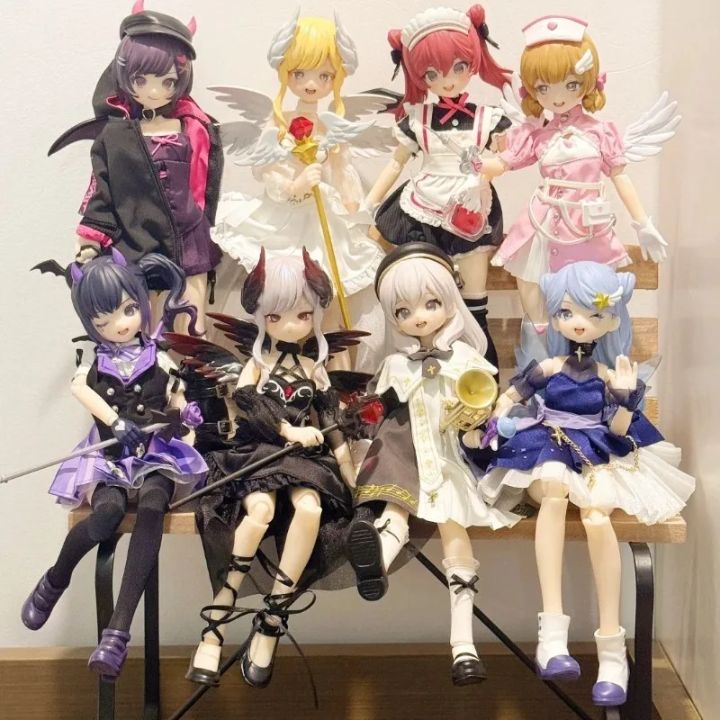 

Лидер продаж Neo Eden Mjd Doll Blind Box Light Nightmare Twin Series Подвижная шарнирная кукла Аниме Фигурка Коллекционная игрушка для мальчиков и девочек Подарки