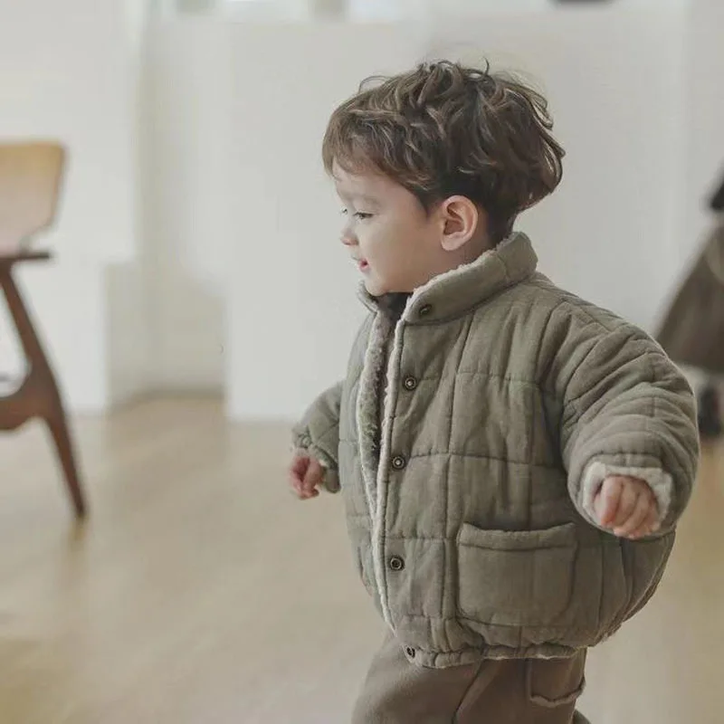 korean-version-ins-winter-infant-fleece-thickened-padded-jacket-baby-long-sleeved-padded-jacket-simple-foreign-style-turtleneck