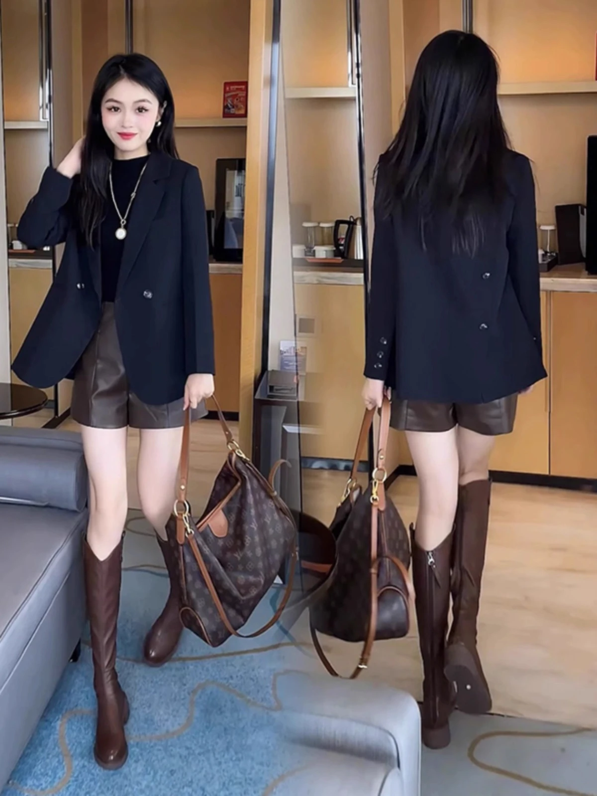 Casual Style Women's Suit Jacket Spring Fashion 2026 Popular Small Size Street Style High Quality Casual Warm Long Sleeve