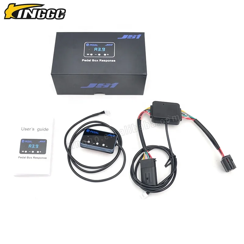 Black Abs Car Electronic Throttle Controller Blue Digital Display Throttle Controller for fortuner