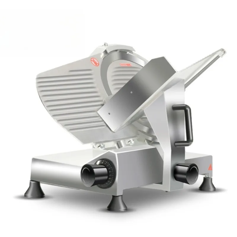 10 Inch Meat Slicer Machine Commercial Home Blade Electric Food Slicer Cutter Grinder Cutting Machine for Beef  Turkey Chipper