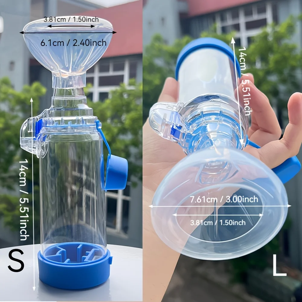 Verstellbare Haustier-Inhalationsmaske, Großvolumiger Aerosol-Spacer, Atemwegspflege für Haustiere – Detail 4