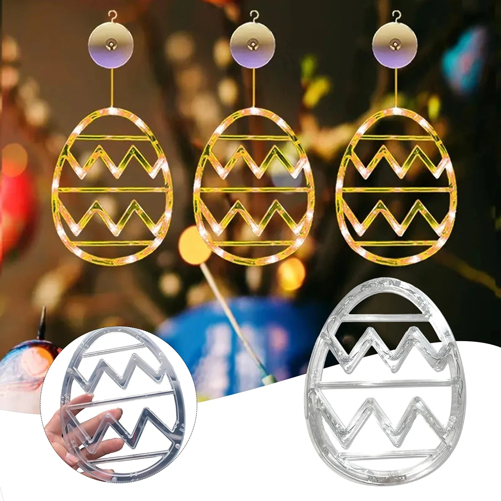 Suction Cup Egg-Shape Lights For Easter Multi-Function Stable Lights Decor For Bedroom Home