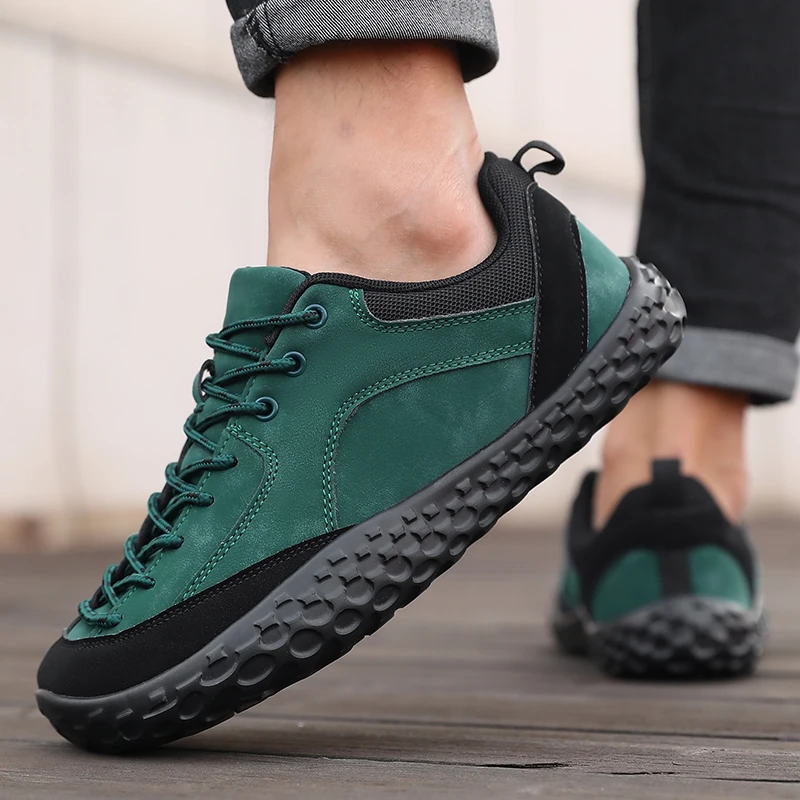 Outdoor Herren Casual Sneakers Minimalistische Breitzehen-Barfußschuhe Leichte Zero-Sole-Wanderschuhe Paar-Kletterschuhe – Detail 15