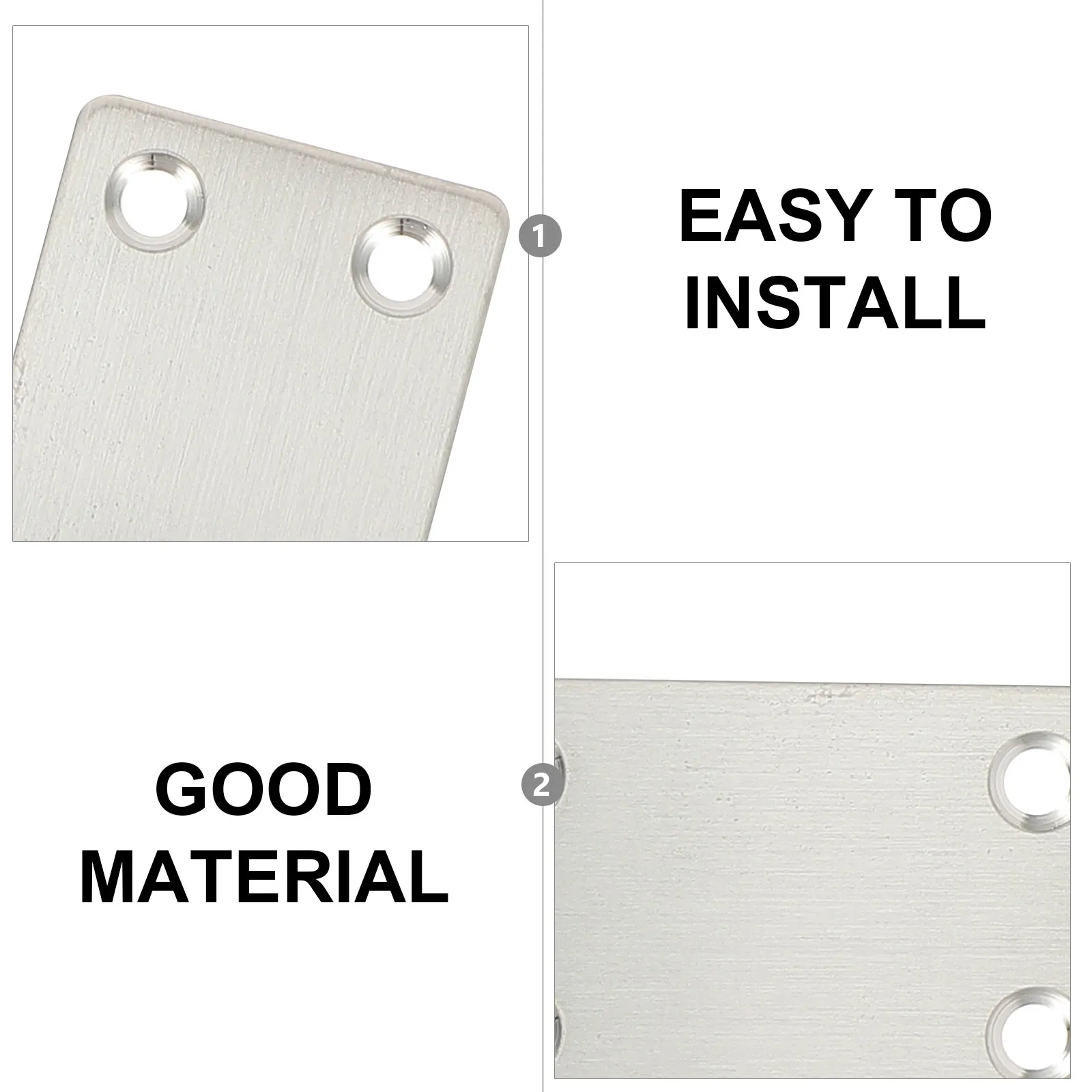 

12 шт. угловых кронштейнов из нержавеющей стали, антикоррозийные, прямые соединители для мебели, для ремонта шкафов, стульев, гардеробов, ДСП