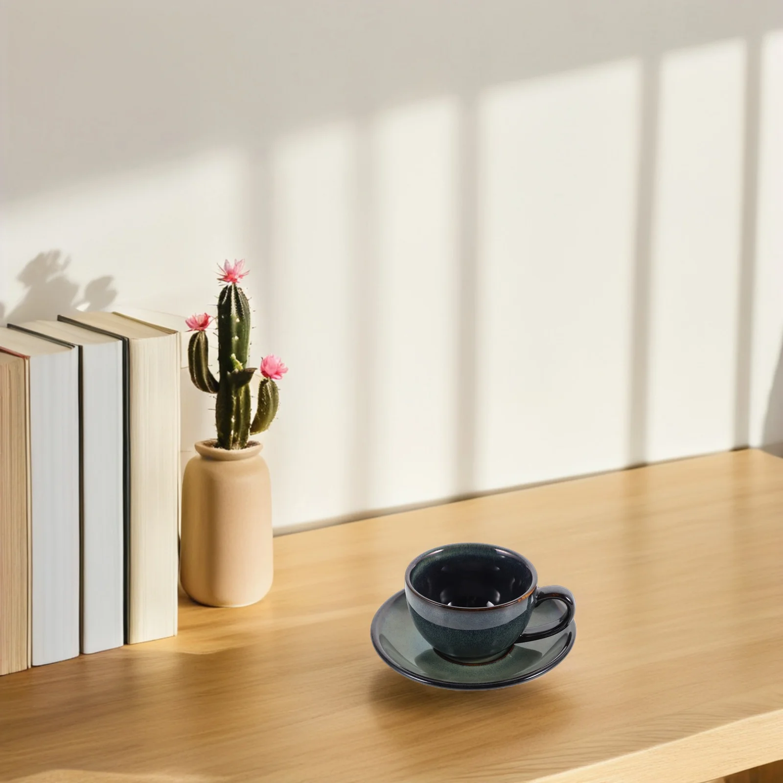 

1Set Vintage Ceramic Coffee Cup Saucer Set 90ml Exquisite Cappuccino Porcelain Tea Mug Milk Cup Retro Design Ceramic Coffe Cups