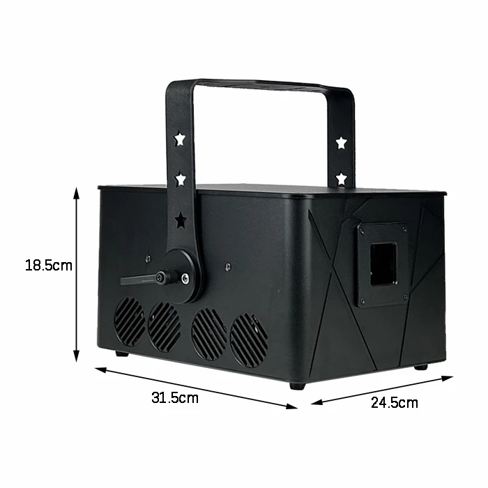 Outdoor-Laserlicht wasserdicht 10 W 15 W 20 W 3D-Animationsstrahlscanner RGB ILDA Laserprojektor DMX Weihnachtsbühnenlicht – Detail 5
