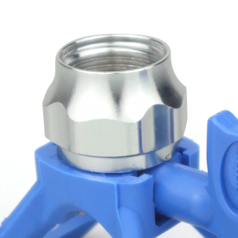 Spray Gun Blau Düse Sitz Spray Farbe Zubehör Universal Werkzeug Airless Farbe Spray Gun Flache Spitze Düse Wache Sitz Farbe sprayer