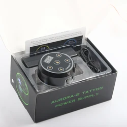 Tattoo Pen Dual Input Power Controller Digital LCD Touch Screen Professional Tattoo Power Supply For Rotating Coil Tattoo Machin