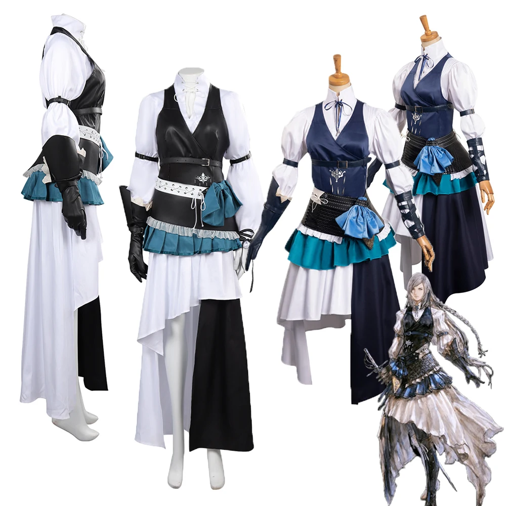 

Final Fantasy 16 FF16 Jill Warrick Cosplay Female Costume Halloween Carnival Party Roleplay Suit For Adult Women Girls Outfits