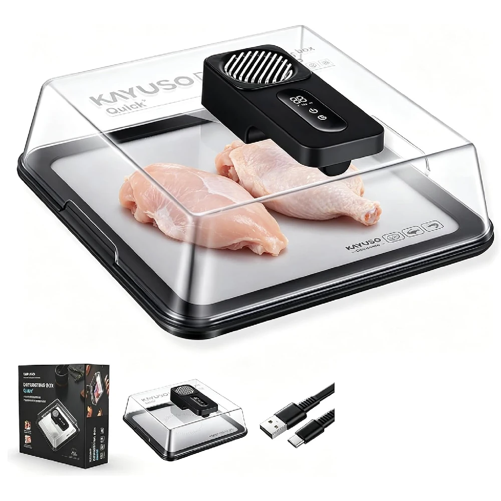 Rapid Defrosting Tray for Frozen Meat, Meat Thawing Tray | Airflow Technology, Meat Defroster, Smart Defrosting Mat, Thawing Mat