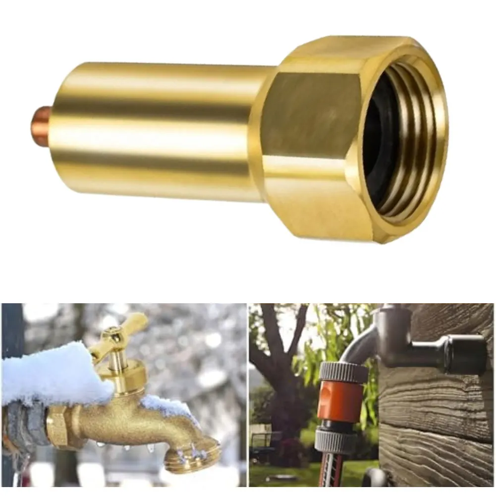 

1pc Outdoor Faucet Frost Protection Heavy Duty Frost Valve Frost Protector 3/4Thread Easy Installation