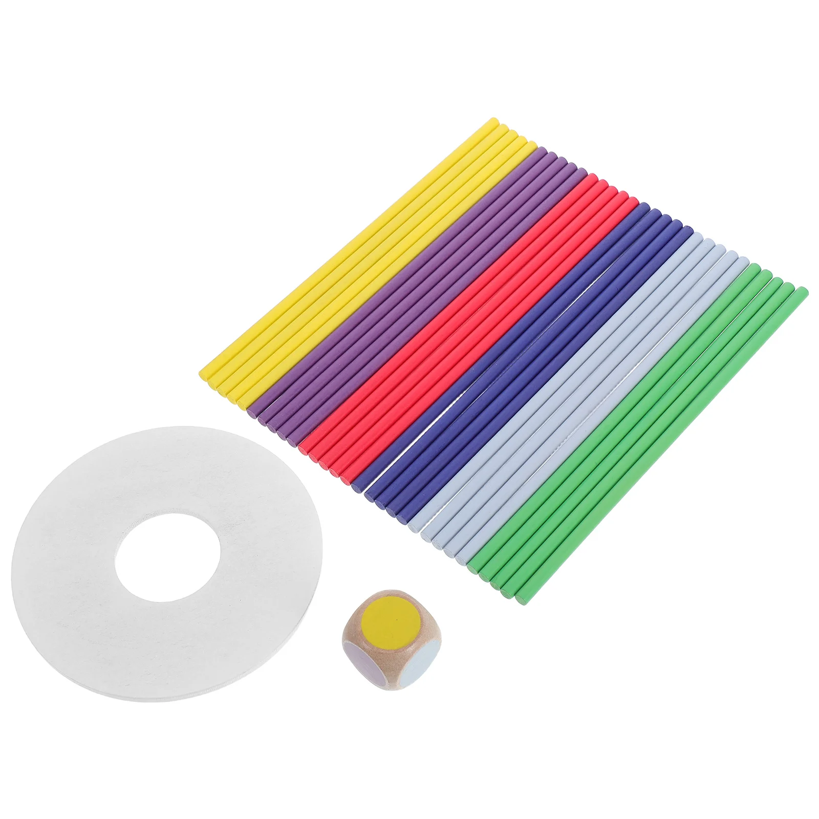 

1 Set Montessori Wooden Balance Stick Colorful Game Children Educational Family Gathering Play Parent Child Interaction Portable