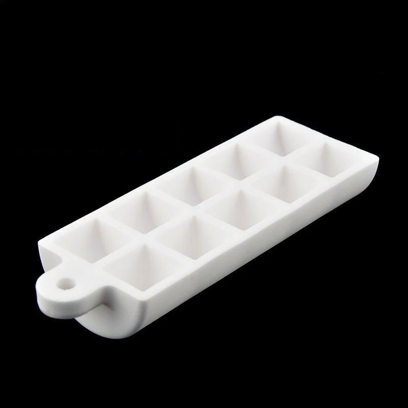 Corundum semi-circular crucible 99 alumina 10 grid high-temperature resistant tube furnace