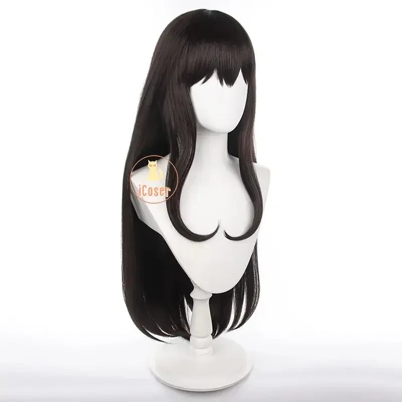 

Anime The Eminence In Delta Cosplay Wig Sara Black Long Hair Shadow Garden Ear Headwear Halloween Party Women Role Play