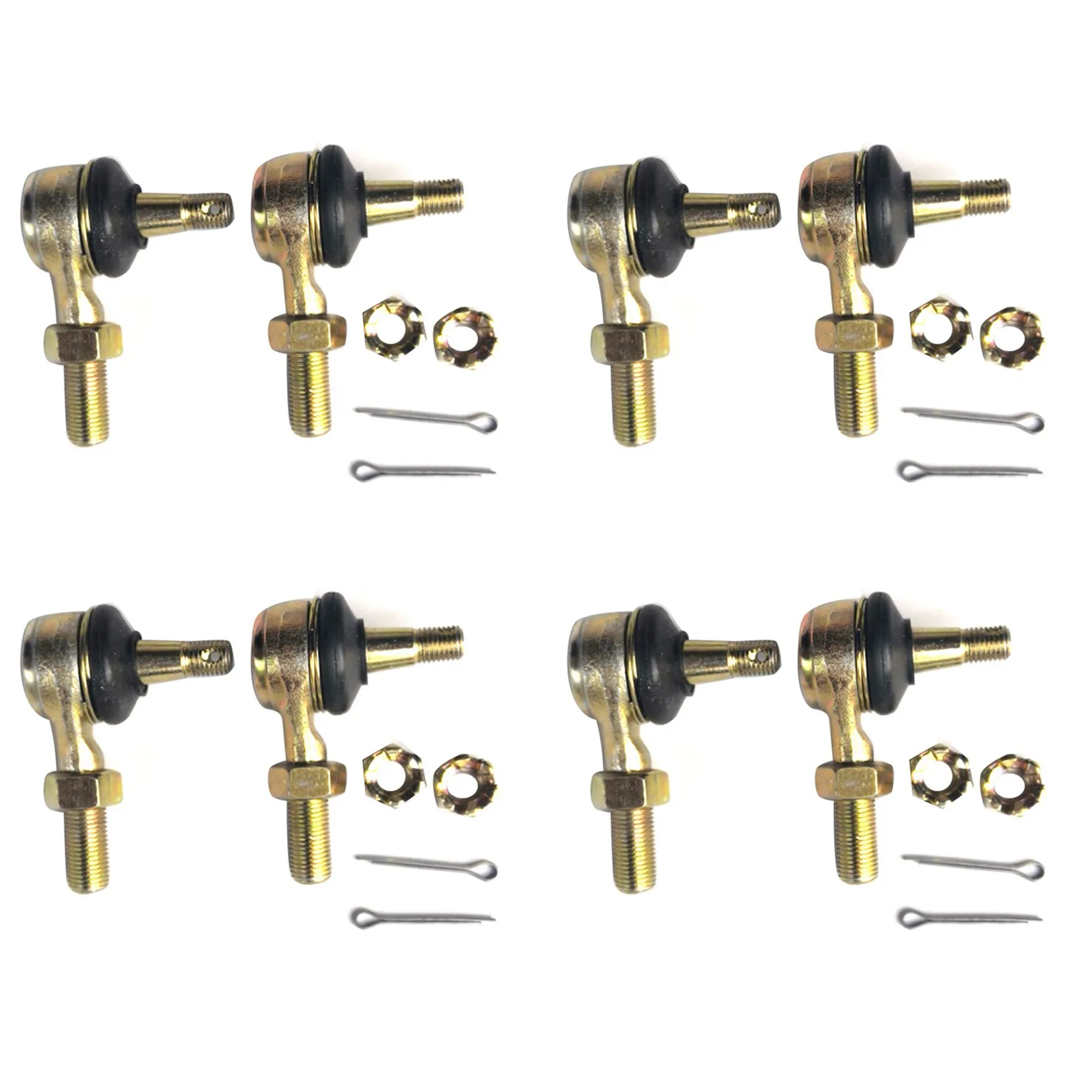 

8X Right And Left Tie Rod End Kit Ball Joints For Raptor 660 YFM660 YFM660R ATV 2001-2005-N30R