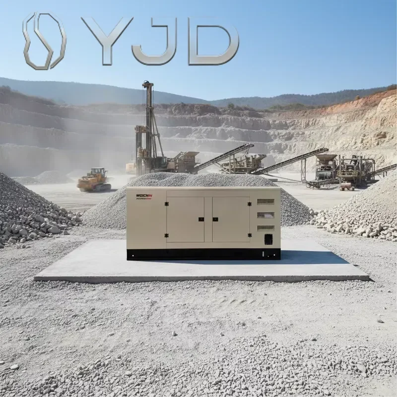YJD Backup Silent Type Open Frame Generator 400kva 450kva 500kva 550kva Genset with ATS for Home
