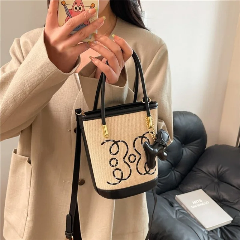 

Элегантная кожаная женская сумка через плечо классического дизайна, популярная женская сумка Among