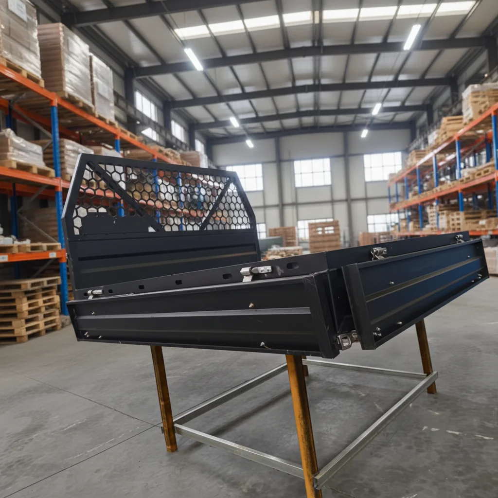 Aluminum Bed Tray Pick up Truck Aluminum 4wd Ute Tray Back Canopy Camper