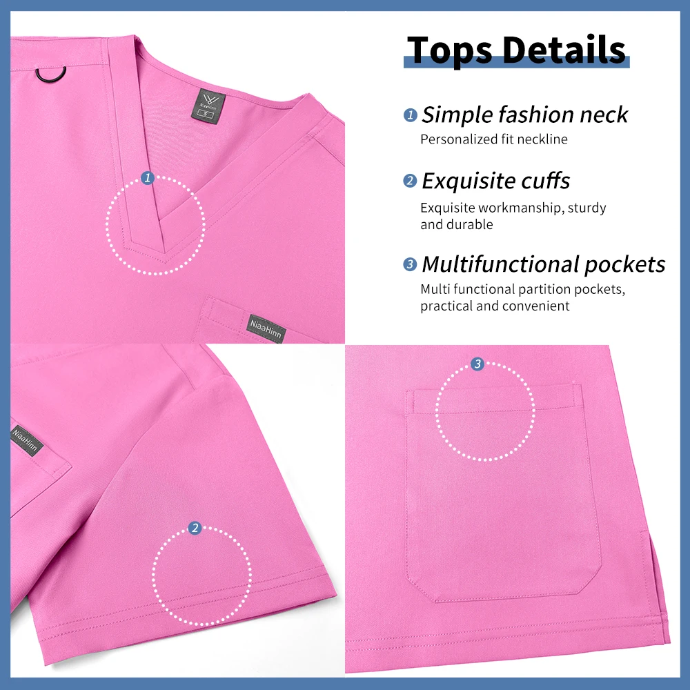 Niaahinn Dentistry Scrub Tops+ - Medical Lab Uniform review and price