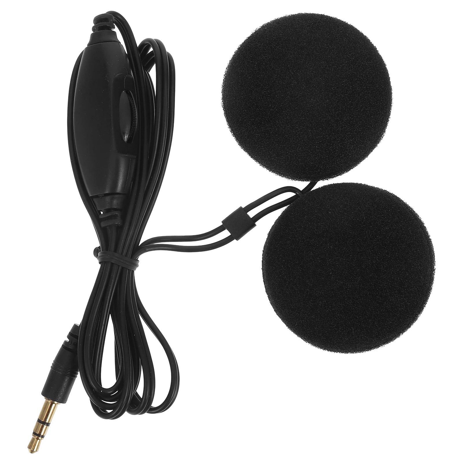 

2pcs Motorcycle Headset High Sound Quality Windproof Intercom System Noise Reduction 3.5Mm For Rider Cyclist