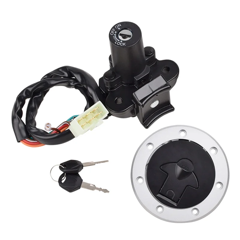 

Для KAWASAKI ZZR400 ZZR600 ZX6R ZX7R ZX9R замок зажигания мотоцикла с запасной частью ключа-A28K