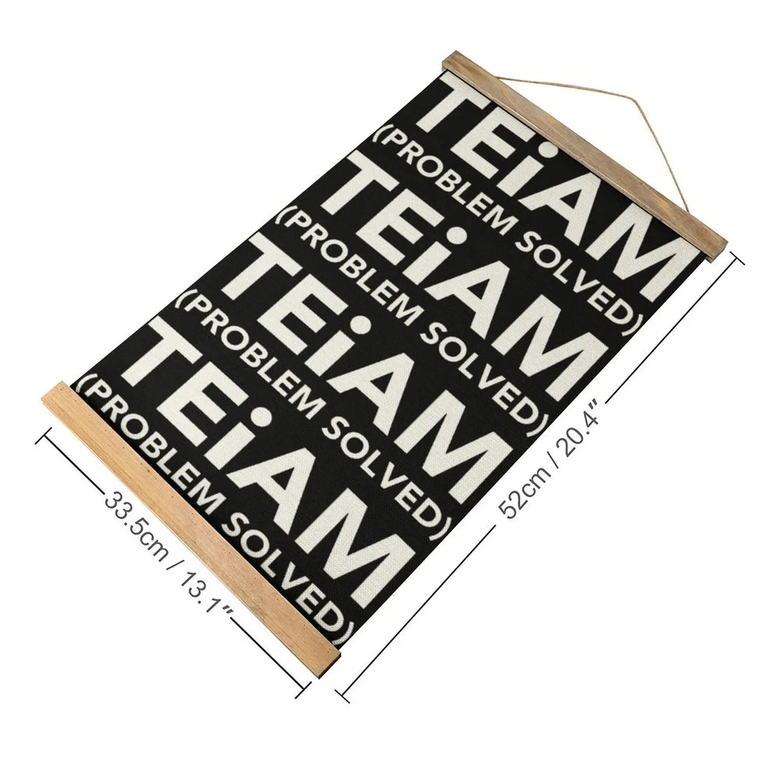 Classic Teiam (Problem Solved) No I In Team Essential Canvas Hanging Picture Craft Decoration Funny Novelty Kitchen   Mural Styl