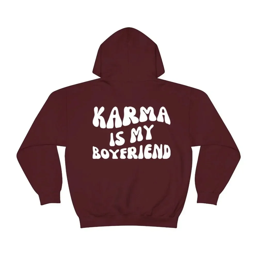 Karma Is My Boyfriend Bluza z kapturem Midnight Inspiration Bluza z kapturem Poznaj mnie Midnight Lyric Hodoies Kawaii Plus Size Hoodie