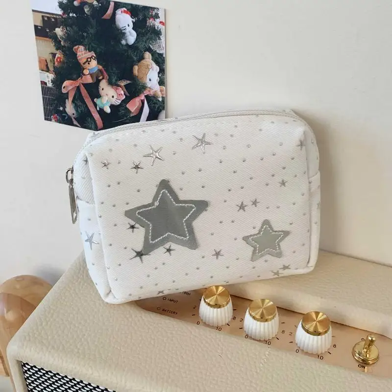 Star Elements Makeup Bag Mini Multifunctional Travel Storage Bag Portable Clutch Bag Women