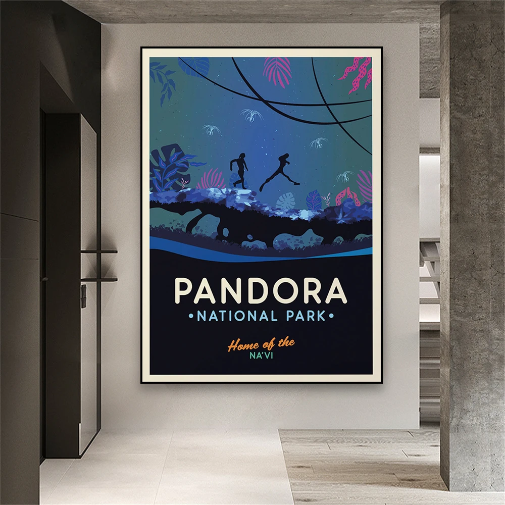 Avatar Pandora Art Print Poster Avatar The Way of Water Wall Art Minimalist Canvas Painting Home Office Decor Classic Wall Art