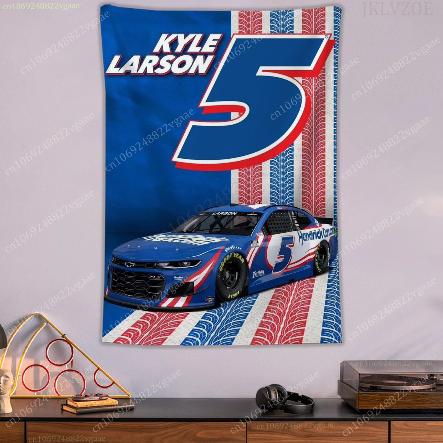 2025 N-Nascar Kyle Larson 5 Arazzi Poster Arazzi Da Parete Per La Decorazione Della Camera Da Letto Tapices Estetici Bandiera Fan Di Corse Carta Da Parati-image