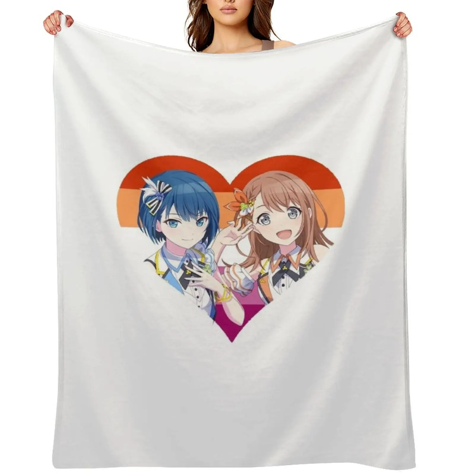 

Project Sekai Minori Haruka Throw Blanket warm for winter Large For Decorative Sofa Bed Fashionable Blankets