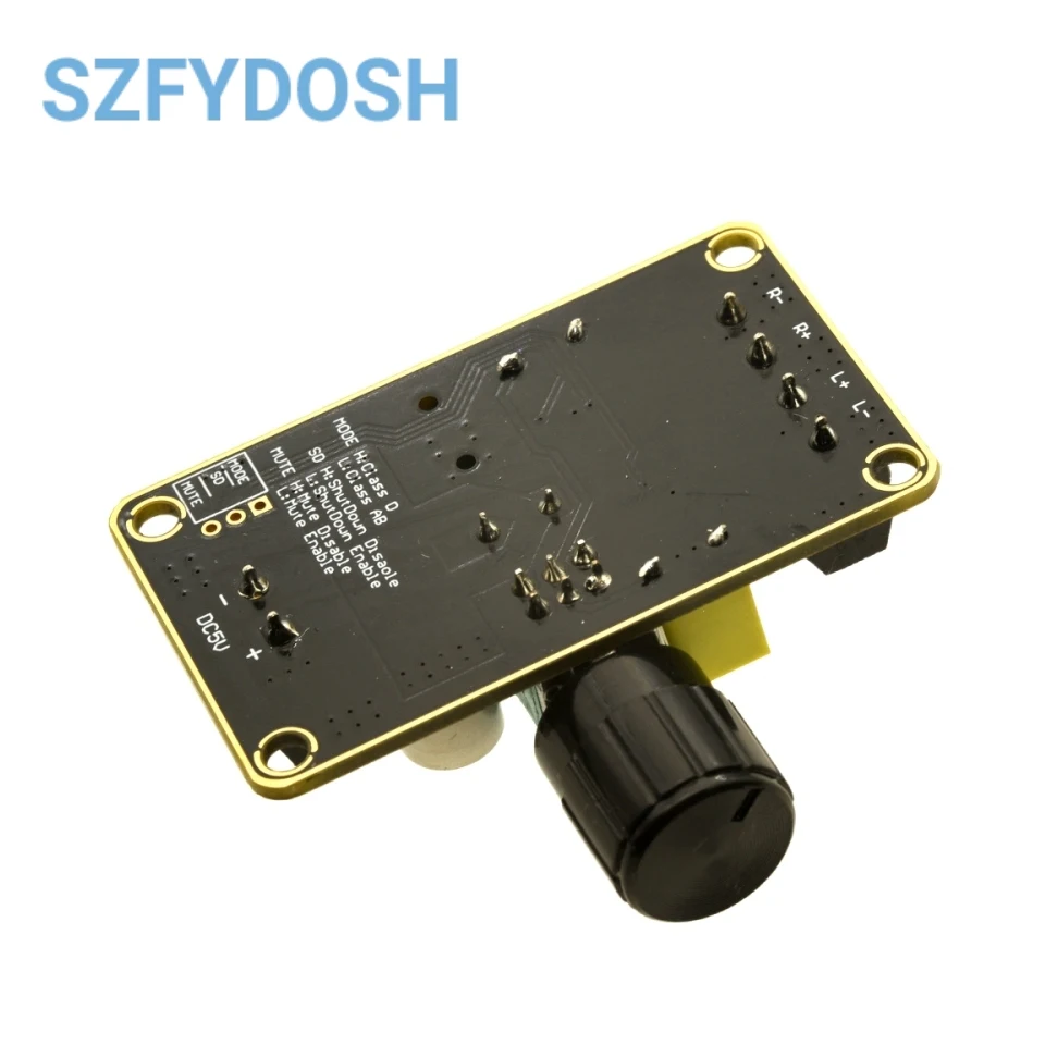 PAM8406 DC5V ستيريو مضخم رقمي مجلس 5Wx2 ثنائي القناة وحدة مكبر صوت