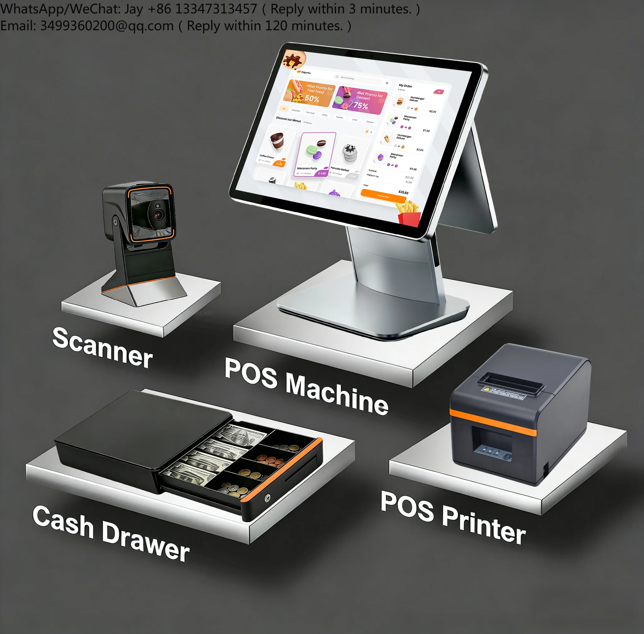 

Desktop Touch Cash Registers Terminals Retail Point of Sale Pos System Top 10 Pos Machine Hardware Sale