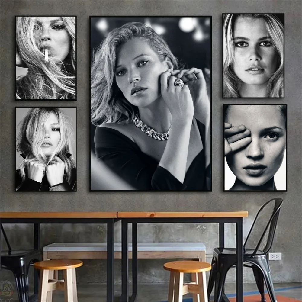 1szt Kate Moss Plakat Plakat Art Print Bar Meble Do Salonu Dekoracja