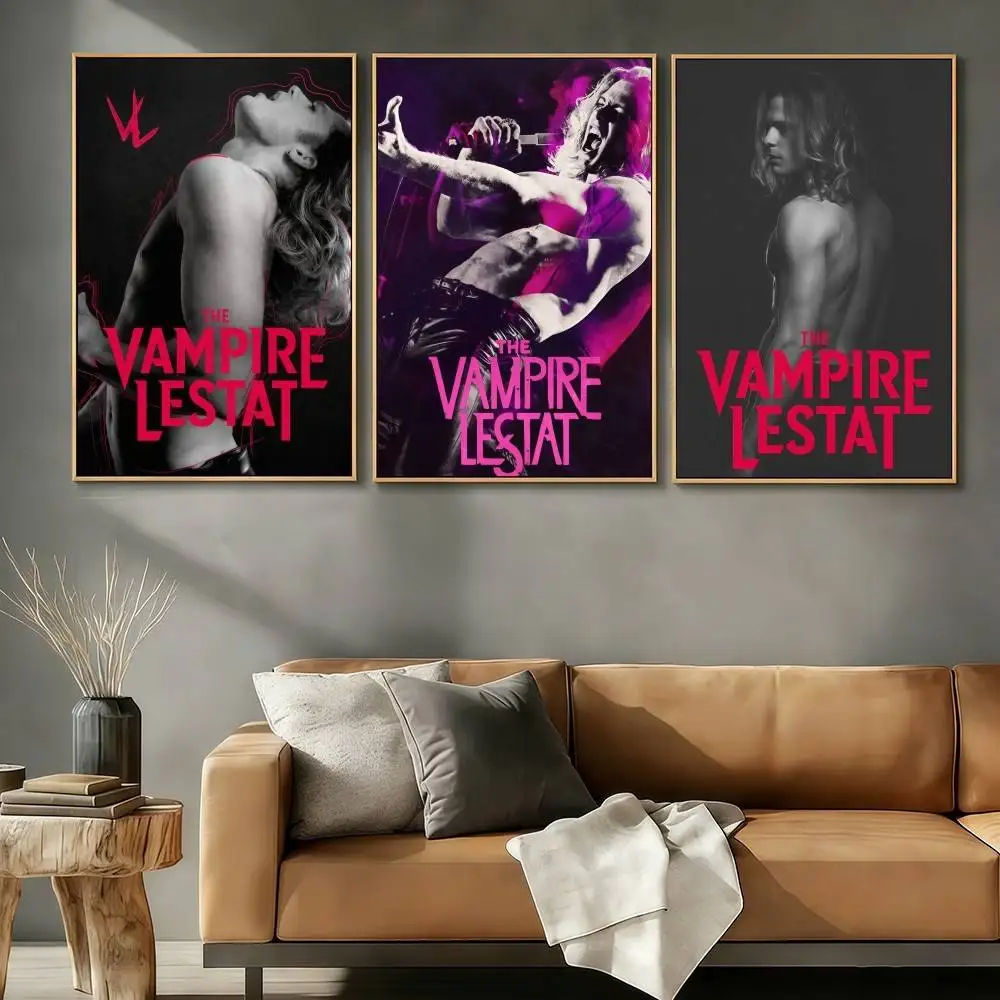 The Vampire Lestat 2026 Poster Stickers High-Quality Classic Print Retro Wall Decor Living Room Home HD Gift Holidays