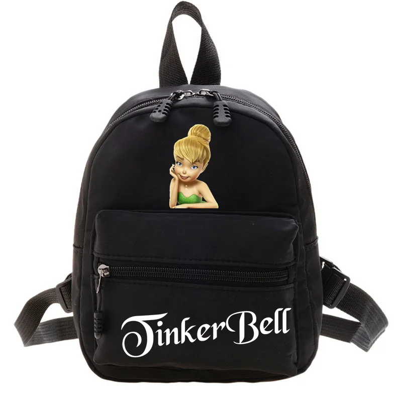 Kawaii Disney Tinker Bell Women\'s Backpacks New Nylon Causal Bag Back To School Female Travel Backpack Ladies Fashion Backpacks