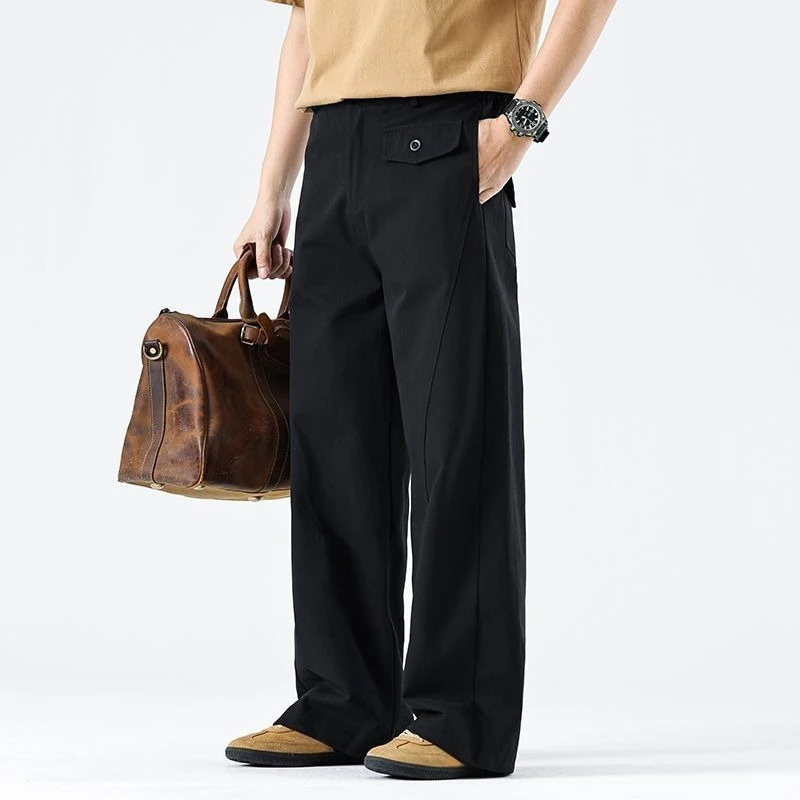 

Hiking Fishing Work Wear Cargo Pants for Men Outdoor Plain Wide Street Cheapest Long Casual Cheap Techwear Emo Cool Trousers Man