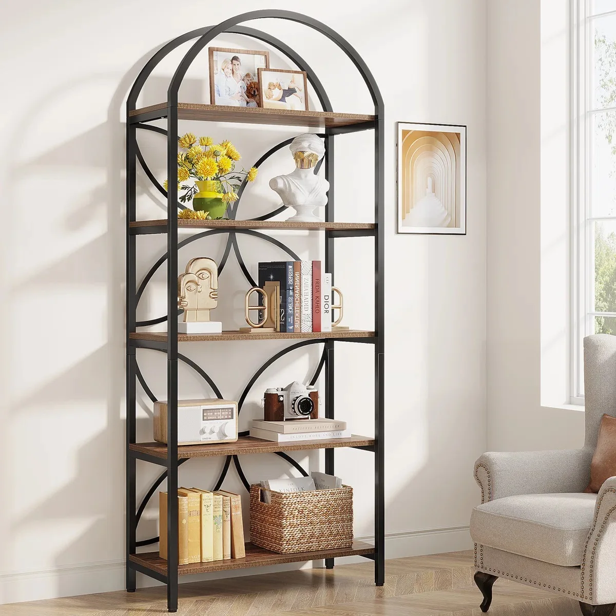 

Modern bookshelf design sense living room bedroom locker display stand
