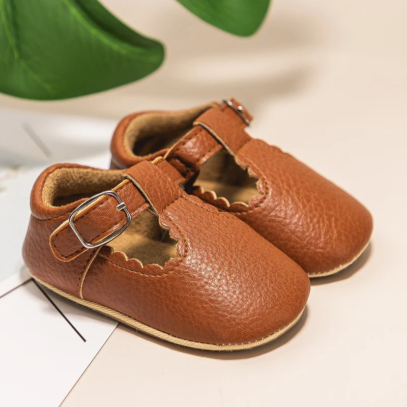 New Baby Shoes Leather Baby Boy Girl Shoes Rubber Sole Anti-slip Multicolor Toddler First Walkers Newborn Crib Toddler Shoes