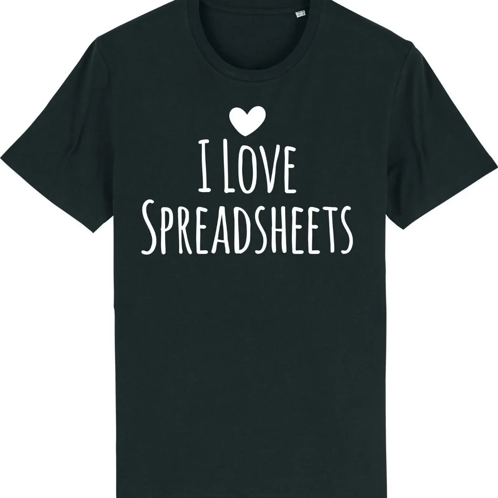 I love spreadsheets computer geek programmer it tech funny t shirt vintage Washed Casual Comfortable Stretched Slightly Stylish